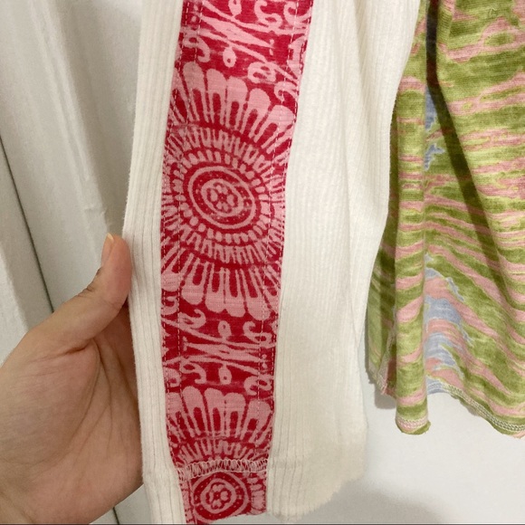 Free People Wherever Tee Floral Combo Size XS NWOT - Picture 8 of 12